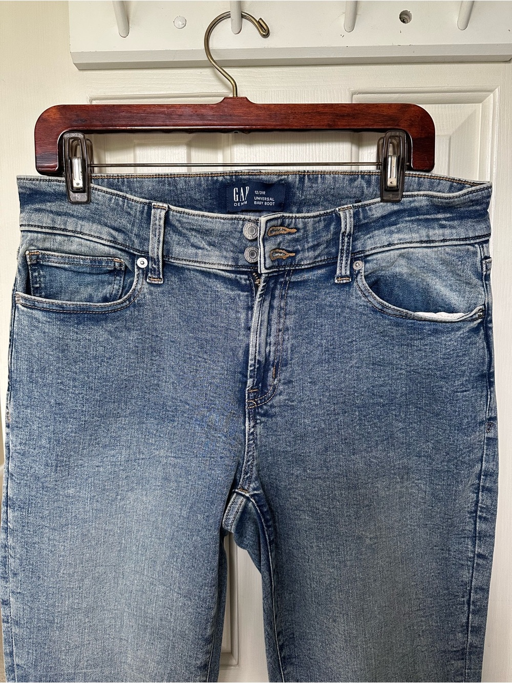 EUC GAP Baby Boot Cut Jeans- Size 12 - Picture 2 of 7